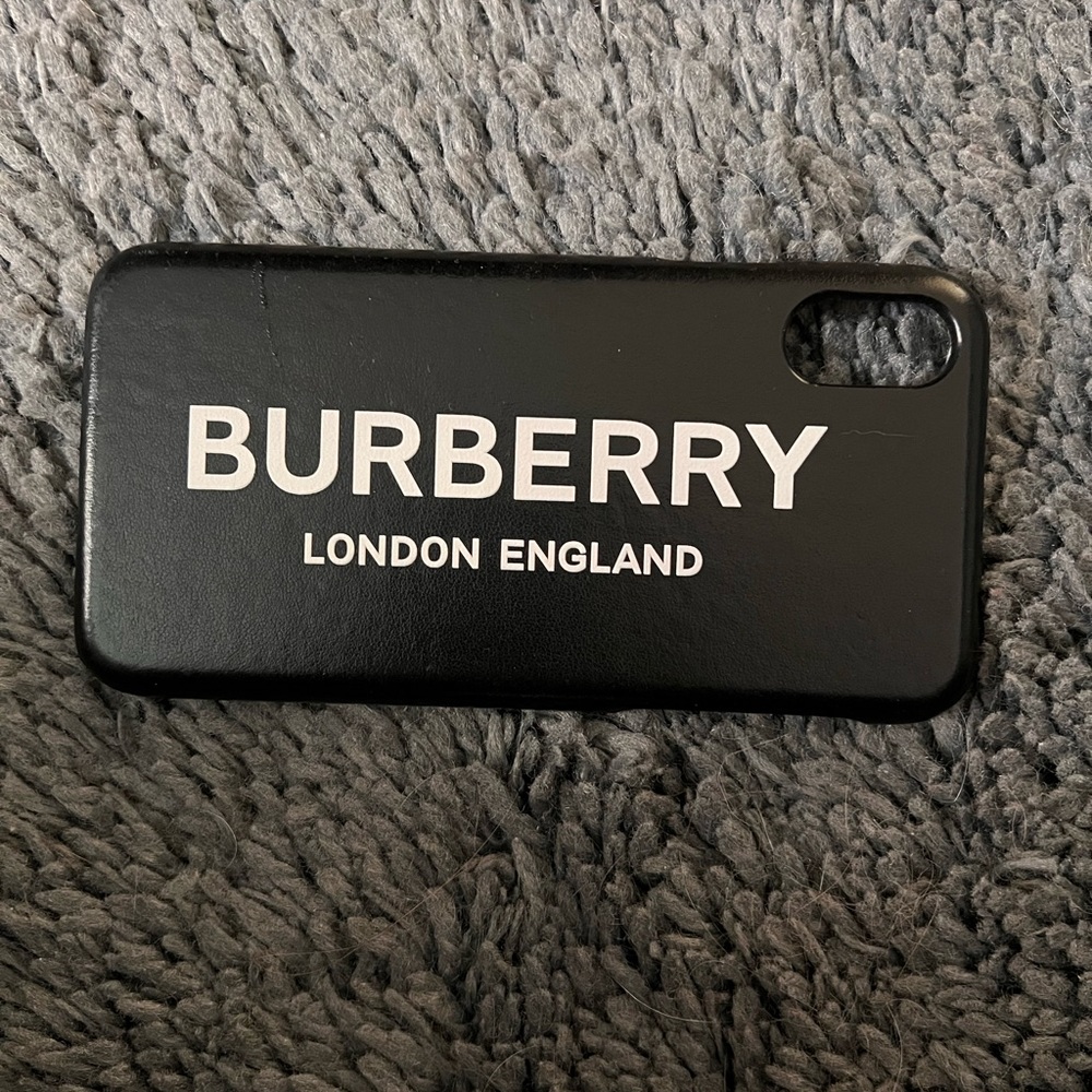 Burberry iphone X phone case.